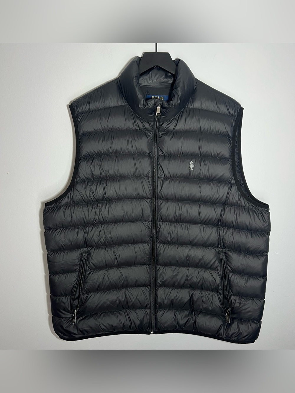 Polo Ralph Lauren Down Puffer Vest Mens XXL Black Gilet
